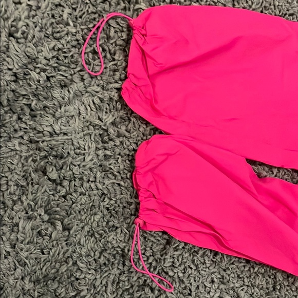 Bright Pink Cargo Pants - Picture 2 of 4